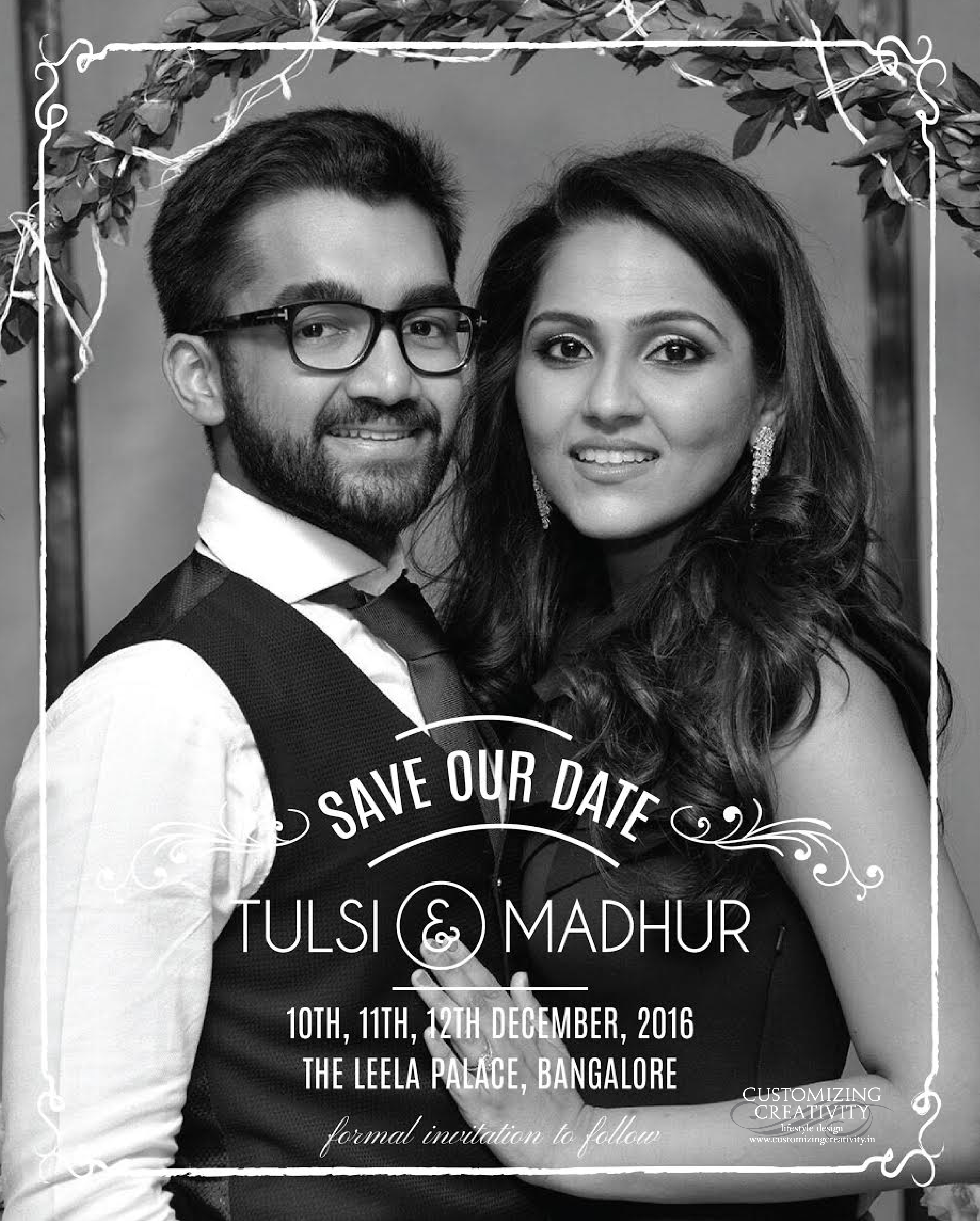 Save the date
Wedding invite